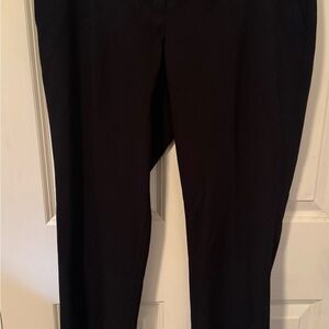 Vince Camuto Black and White Striped Detail Trousers